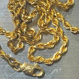14k gold Michael Anthony rope necklace